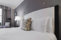 Linge de lit blanc